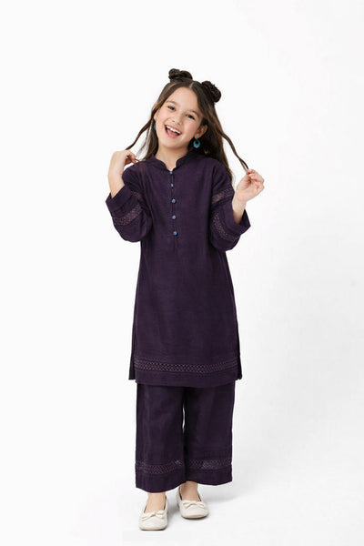 Royal Plum Linen 2pc Co-ord Set